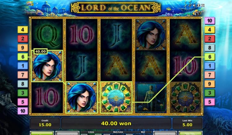 Lord of the Ocean Novomatic slot