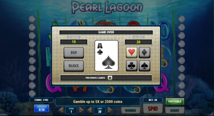Pearl Lagoon slot Gamble Feature