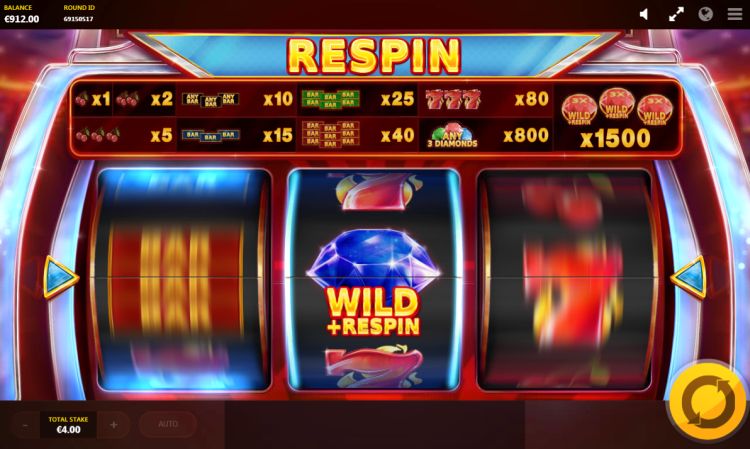 Red Diamond slot Wild Respin