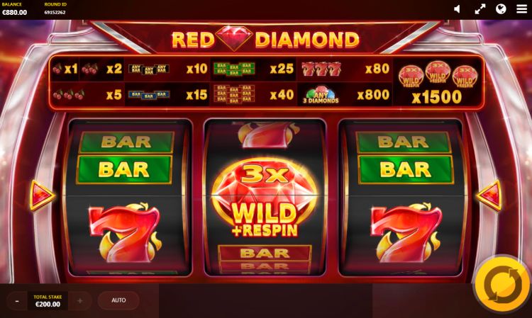 Red Diamond online fruitkast review