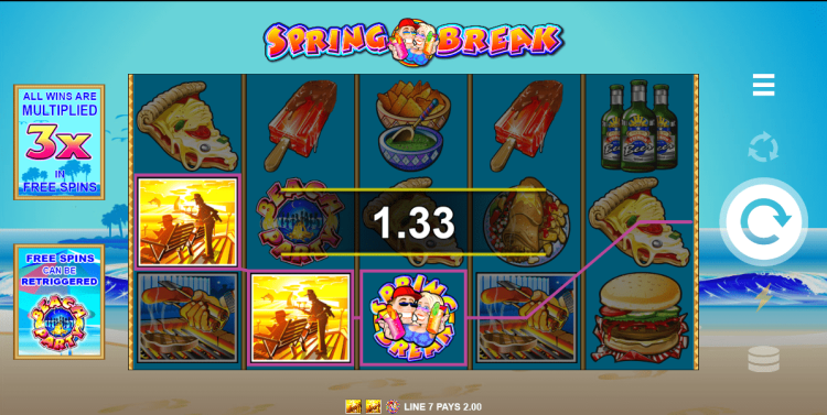 Spring Break online slot Mirogaming