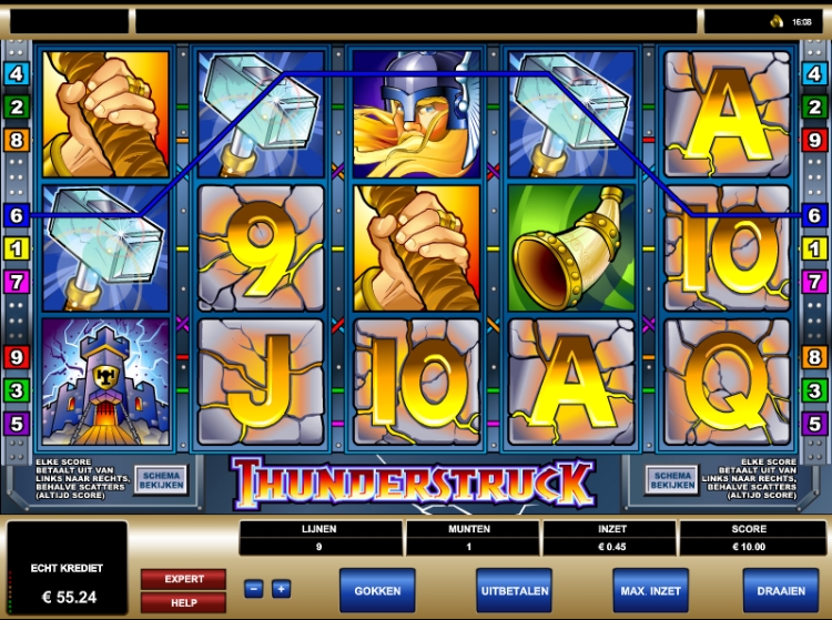 Thunderstruck Microgaming slot