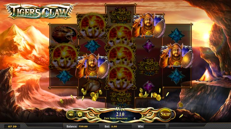 Tiger's Claw slot Betsoft Free Spins