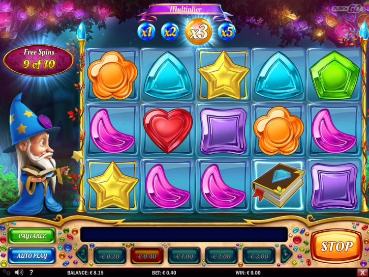 Wizard of Gems slot Free Spins