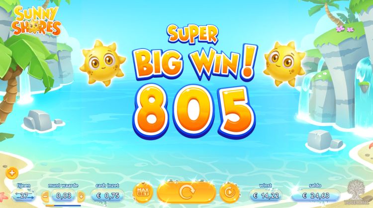 Sunny Shores slot Super Big Win