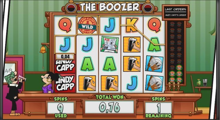 Andy Capp online slot Boozer Free Spins