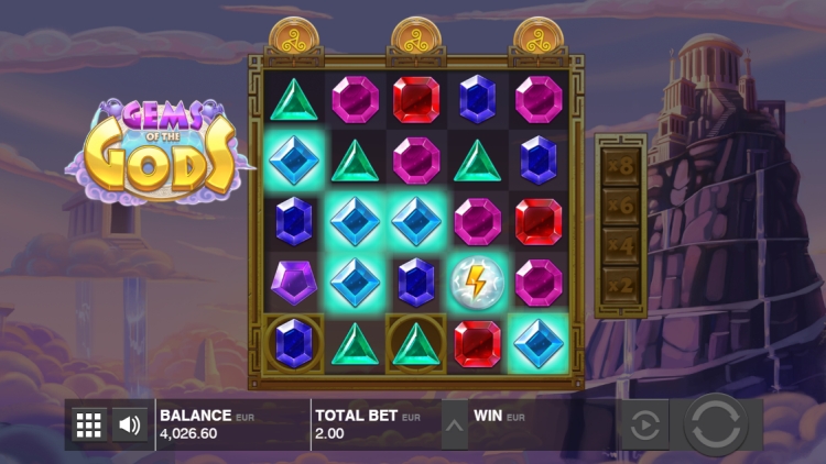 Gems of the Gods slot Push Gaming