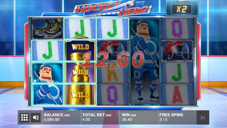 Hockey Hero slot Free Spins