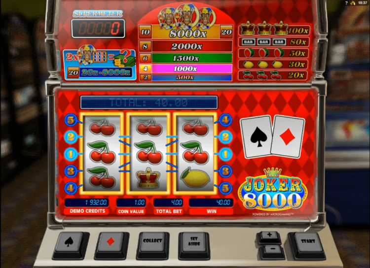 Joker 8000 Microgaming gokkast