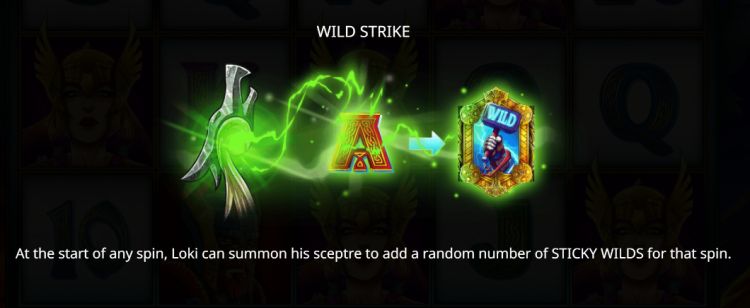 Legend of Loki slot Wild Strike