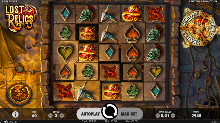 Lost Relics slot review Netent