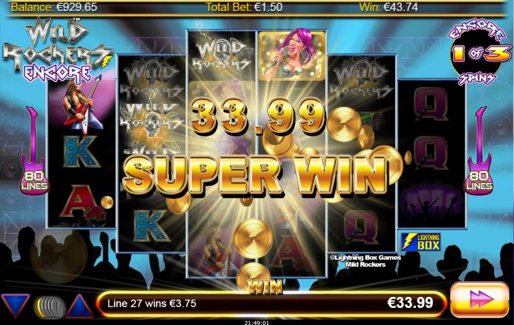 Mild Rockers slot Encore Spins