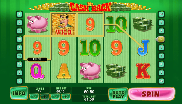 Mr Cash Back Playtech gokkast