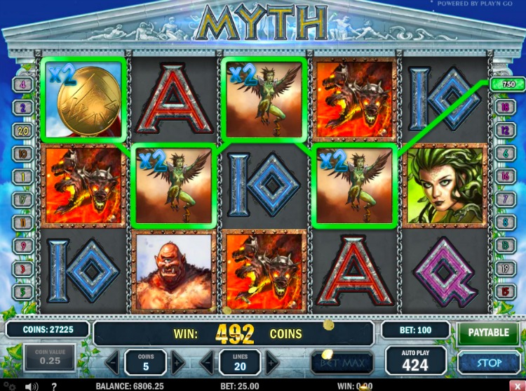 Myth gokkast Play'n GO