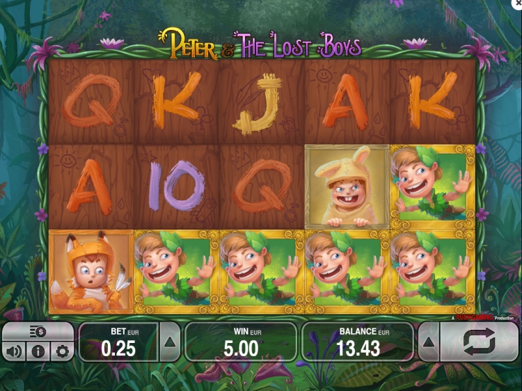 Peter and the Lost Boys slot Push Gaming