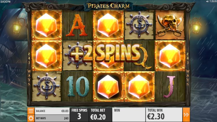 Pirates Charm slot Free Spins