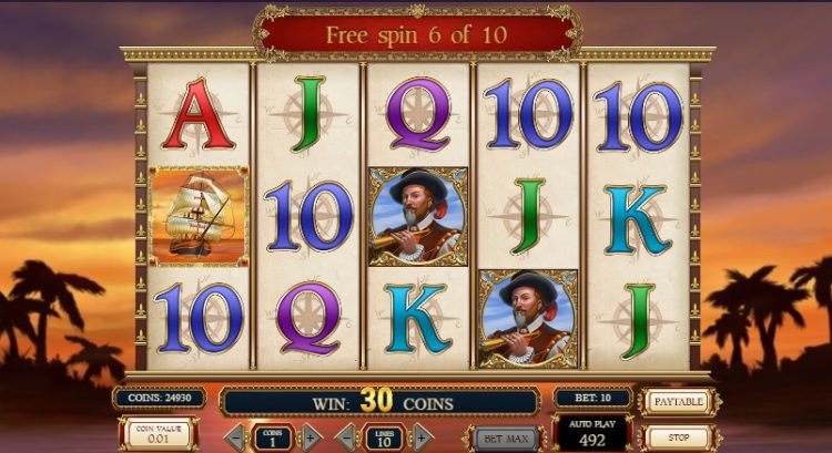 Sails of Gold Play'n GO slot Free Spins