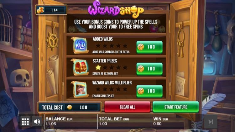 Push Gaming Feature The Wizard Shop