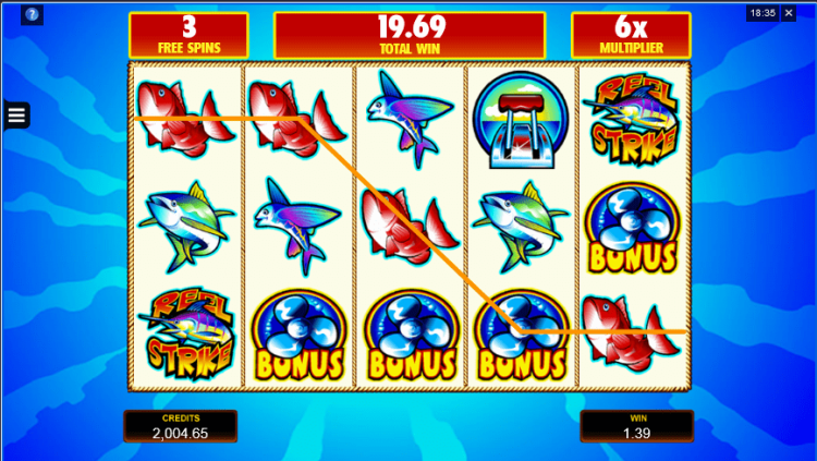 Reel Strike Microgaming slot Free Spins