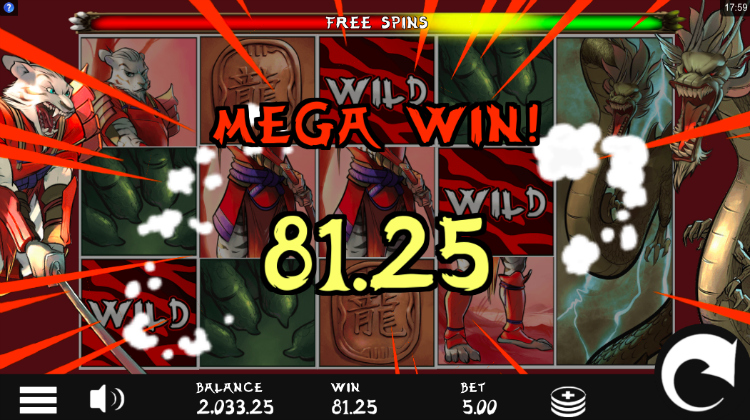 Samurai Ken Fantasma slot Mega Win