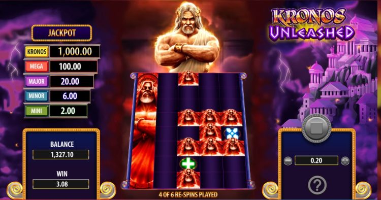 Kronos Unleashed jackpot bonus