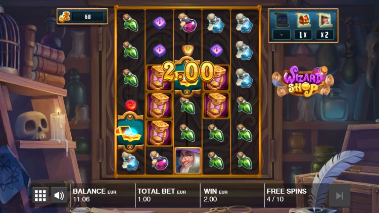 The Wizard Shop slot Push Gaming