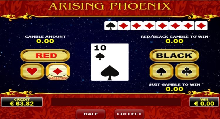 Arising Phoenix gamble feature