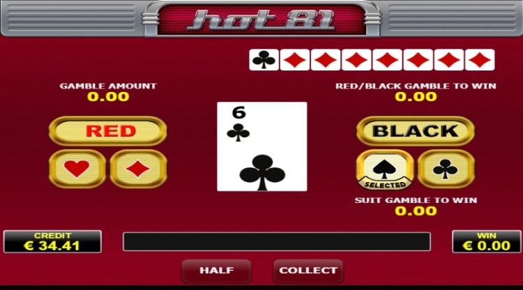 Hot 81 Amatic slot Gamble Feature