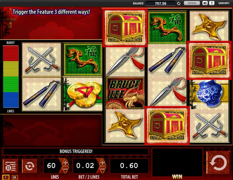 Bruce Lee slot WMS review