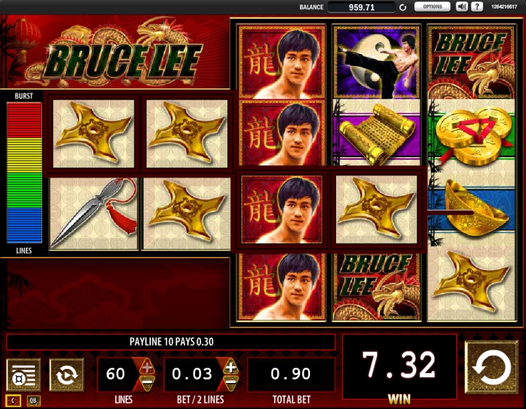 Bruce Lee slot WMS