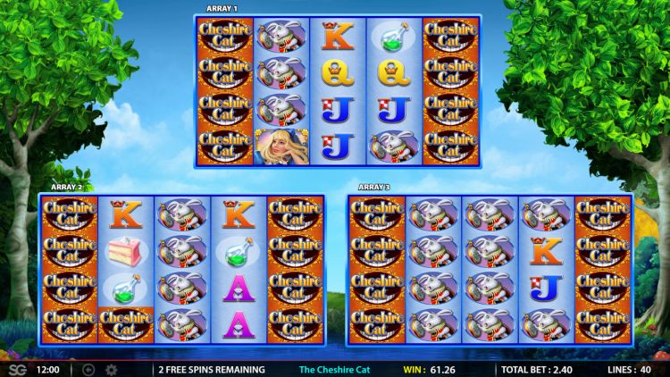 The Cheshire Cat slot Free Spins