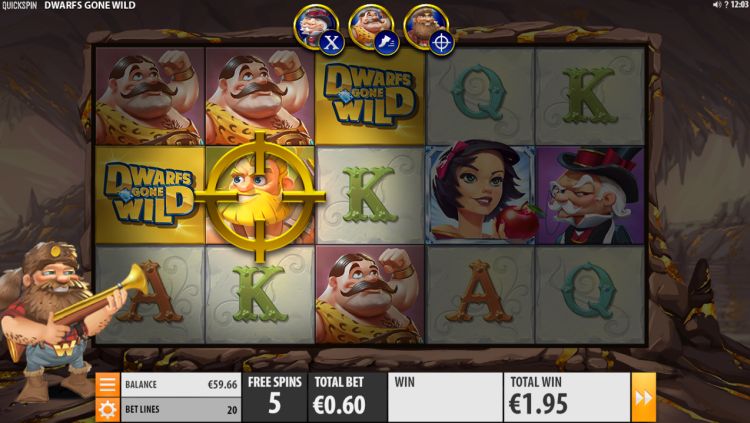 Dwarfs Gone Wild slot Free Spins