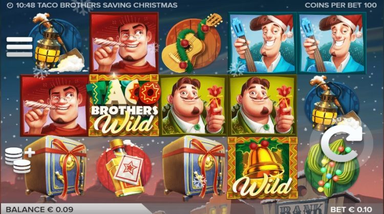 Taco Brothers Saving Christmas slot ELK Studios