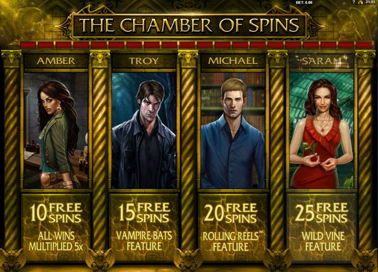 Immortal Romance slot Free Spins