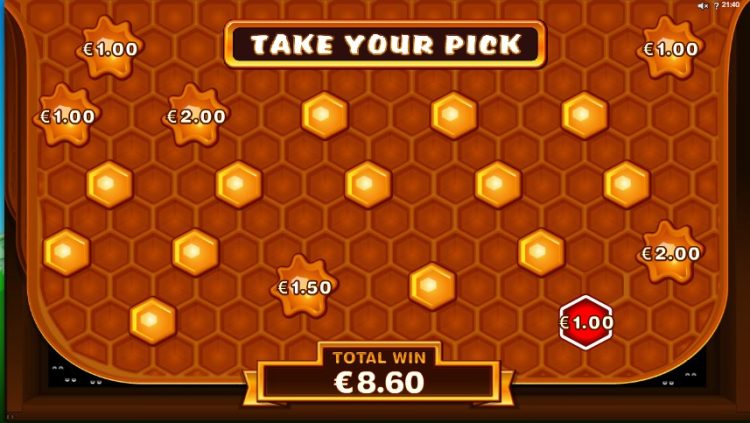 Pollen Party slot Pick and Click bonus