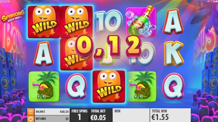 Spinions BeachParty Free Spins
