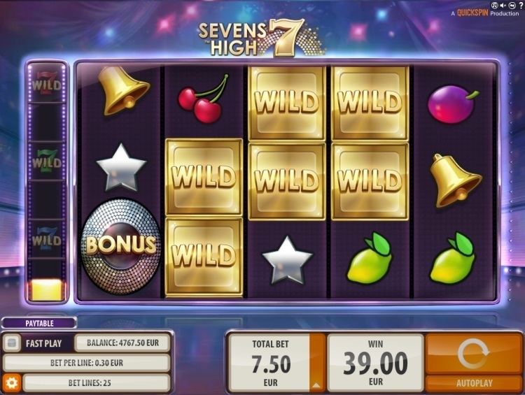 Sevens High slot Quickspin