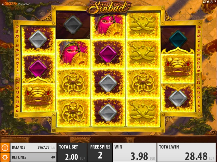 Sinbad online slot Quickspin
