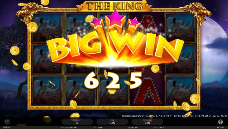 The King slot Big Win
