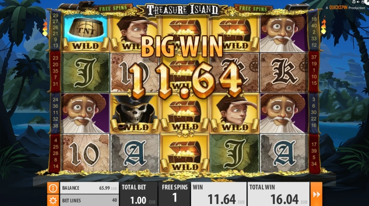 Treasure Island online slot