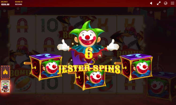 Wild Circus Red Tiger slot Bonus