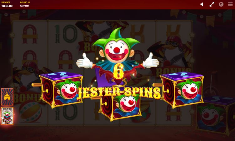 Wild Circus Red Tiger slot Bonus