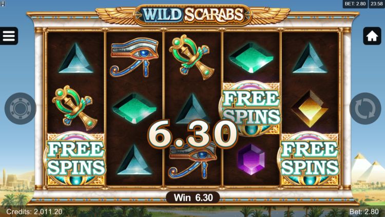 Wild Scarabs slot Microgaming