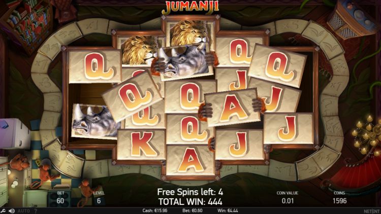 Jumanji slot Free Spins