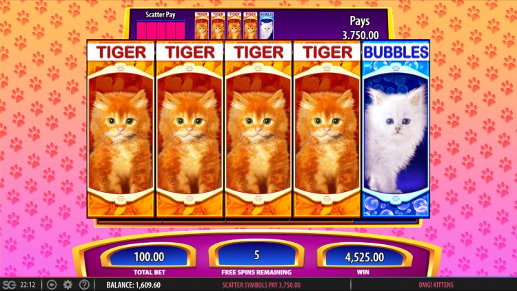 OMG Kittens online slot WMS
