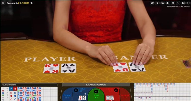 Slim inzetten bij baccarat