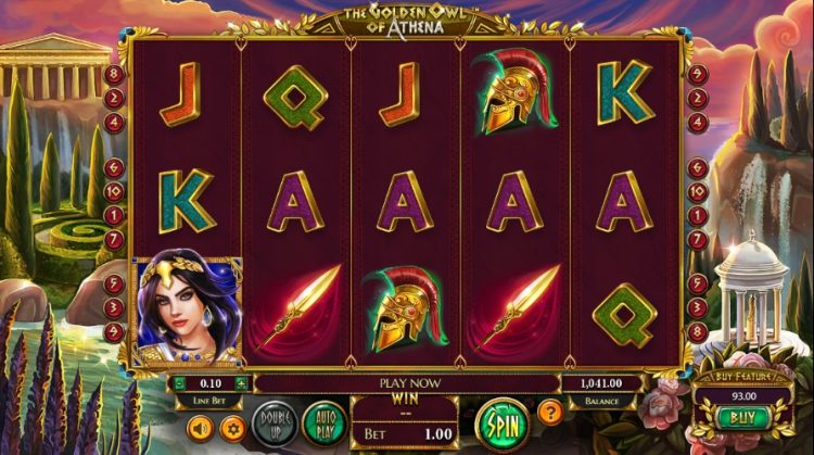 The Golden Owl of Athena Betsoft slot