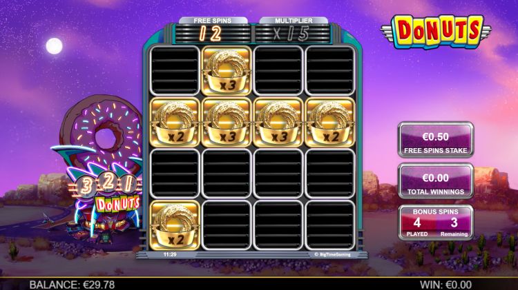 Donuts slot review Big Time Gaming bonus