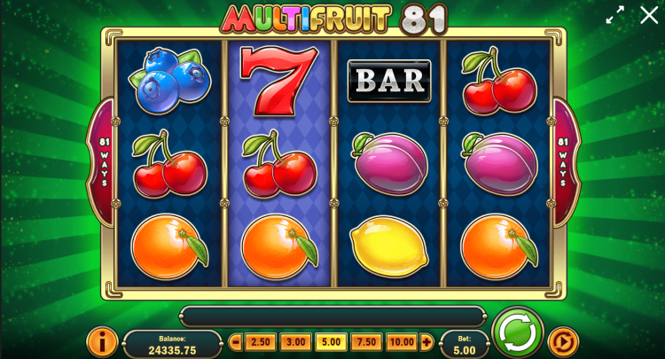 Multifruit 81 online gokkast review