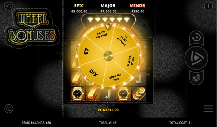 Neogames Feature Wheel of Bonusses